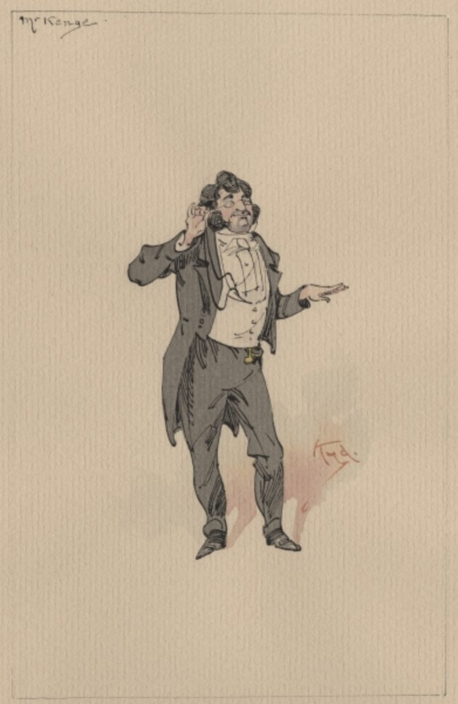 Detail of Mr Kenge, c.1920s by Joseph Clayton Clarke