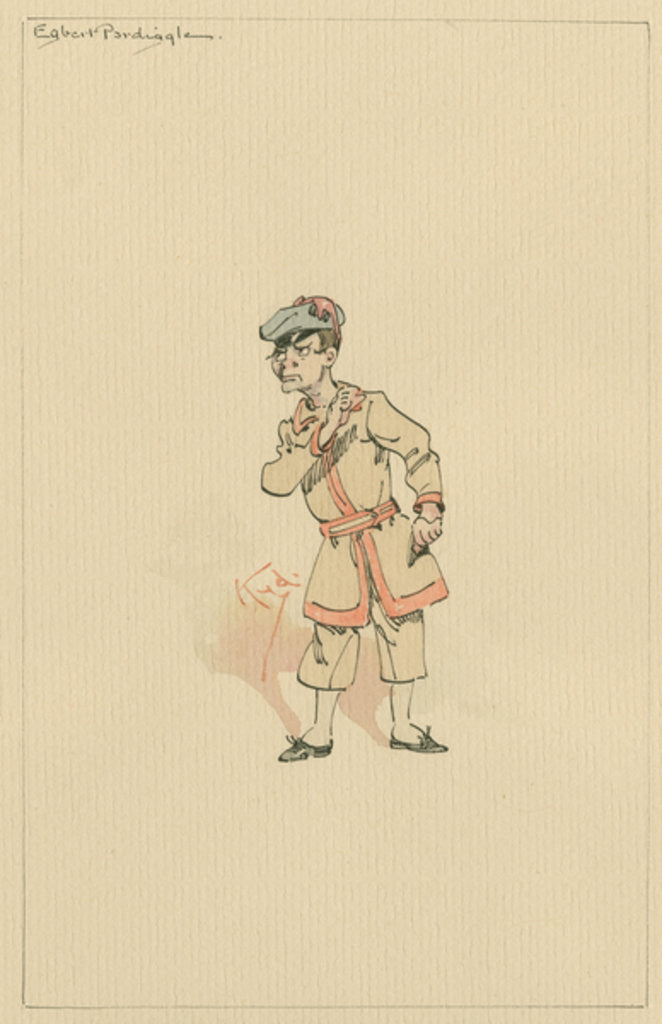 Detail of Egbert Pardiggle, c.1920s by Joseph Clayton Clarke