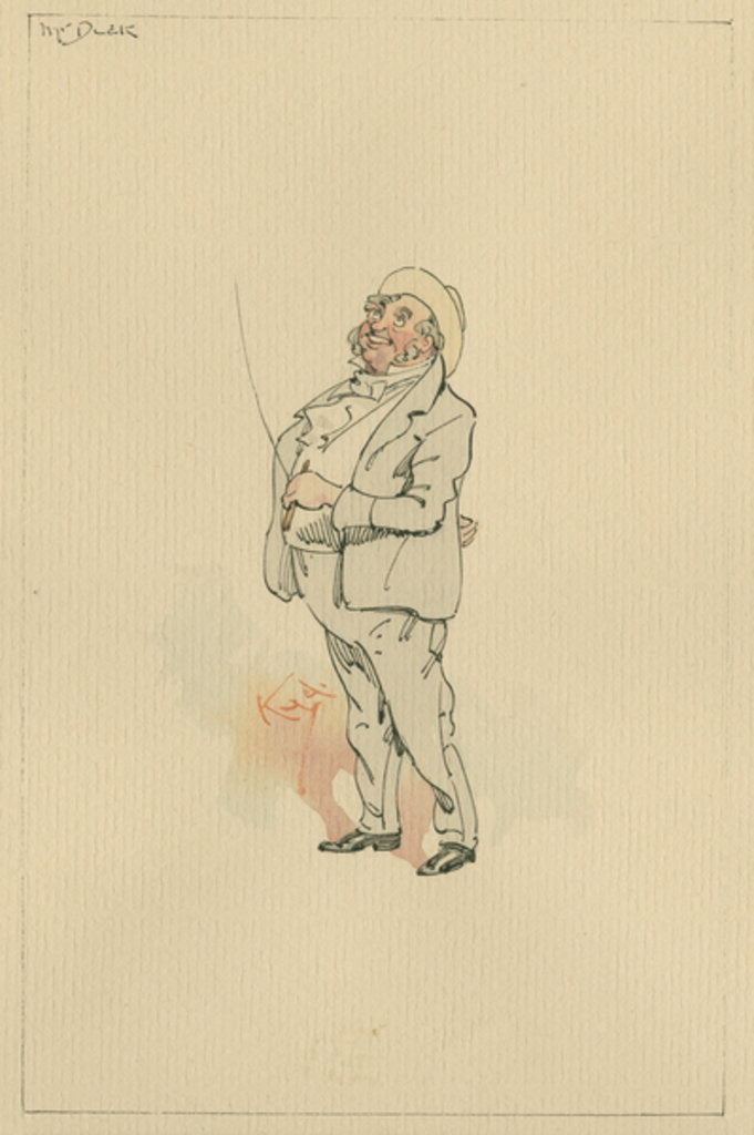 Detail of Mr Dick, c.1920s by Joseph Clayton Clarke