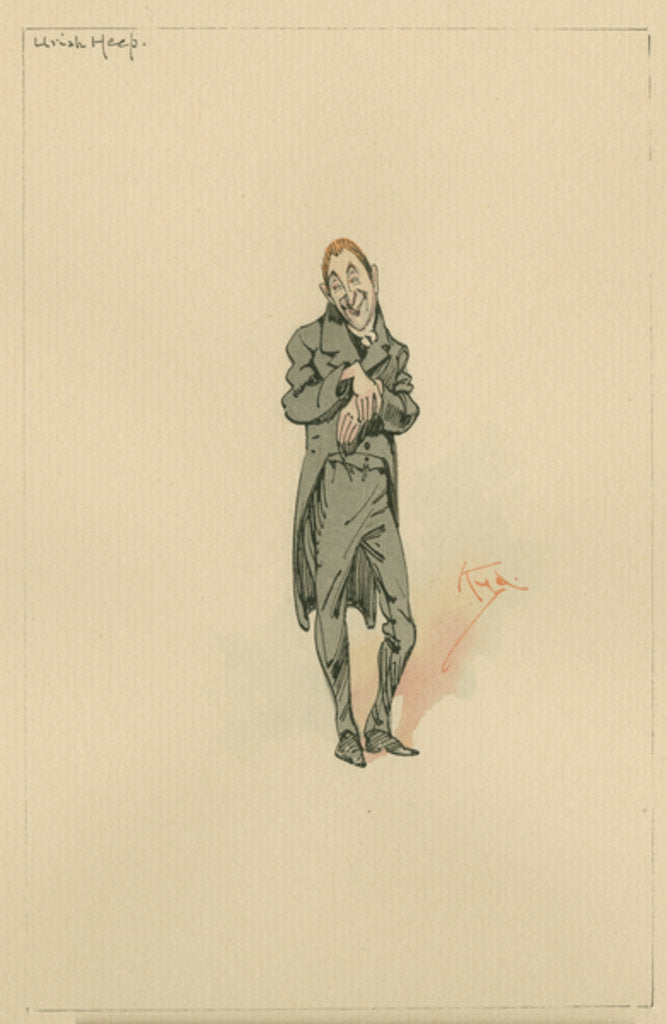 Detail of Uriah Heep, c.1920s by Joseph Clayton Clarke