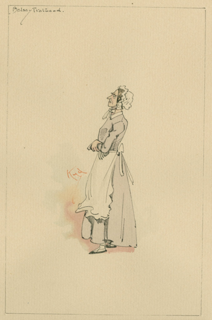 Detail of Betsey Trotwood, c.1920s by Joseph Clayton Clarke