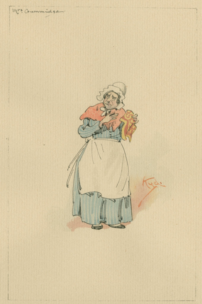 Detail of Mrs Gummidge, c.1920s by Joseph Clayton Clarke