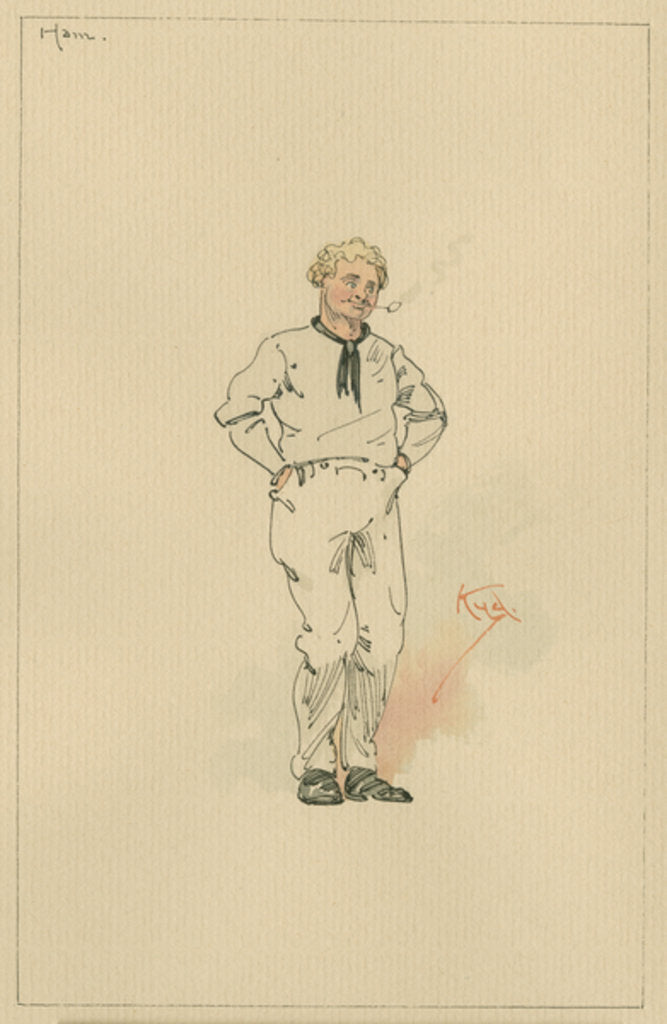 Detail of Ham Peggotty, c.1920s by Joseph Clayton Clarke