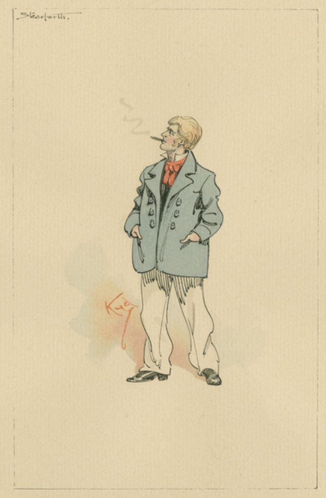 Detail of James Steerforth, c.1920s by Joseph Clayton Clarke