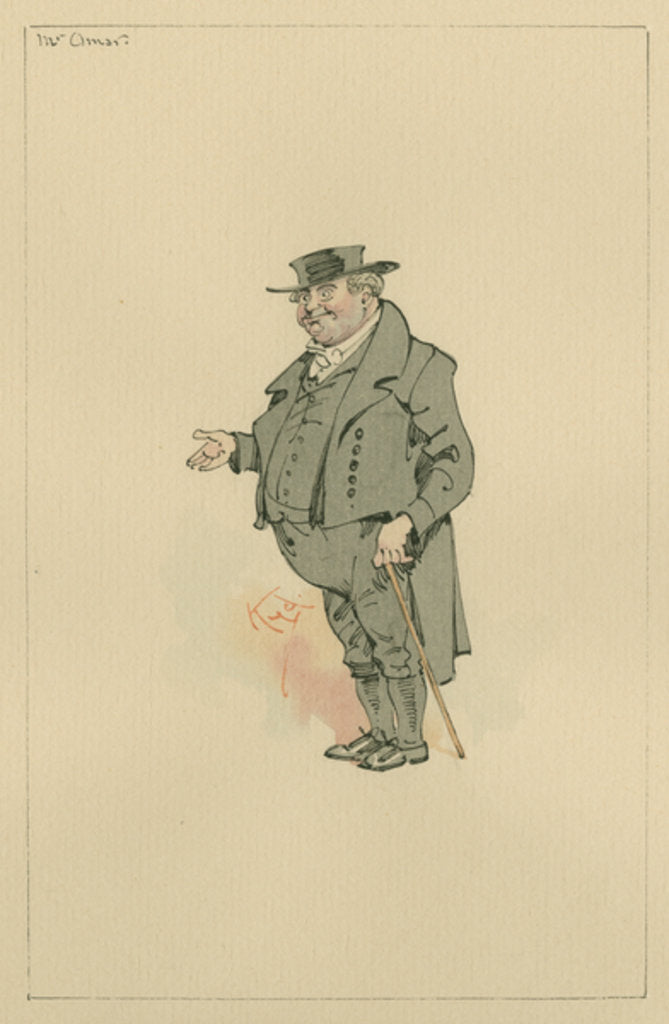 Detail of Mr Omar, c.1920s by Joseph Clayton Clarke