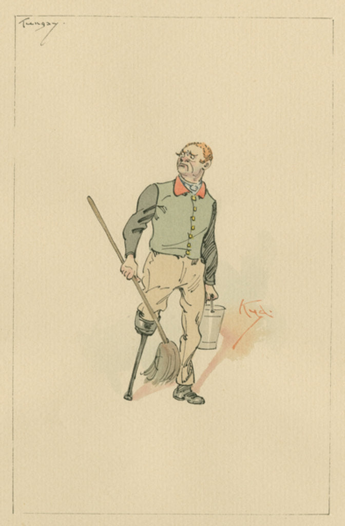 Detail of Tungay, c.1920s by Joseph Clayton Clarke