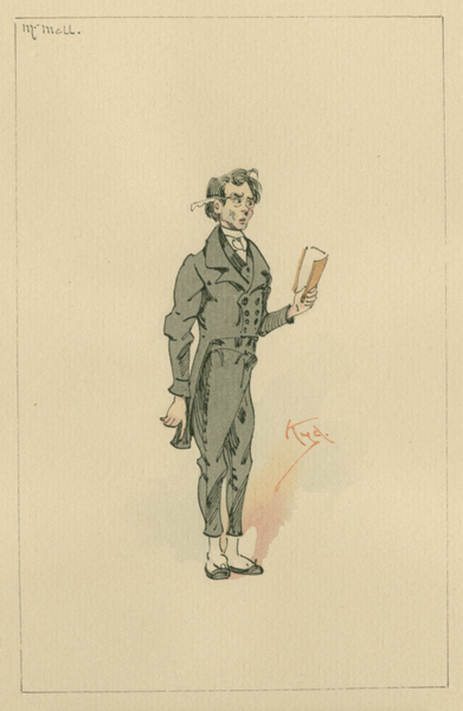 Detail of Mr Mell, c.1920s by Joseph Clayton Clarke