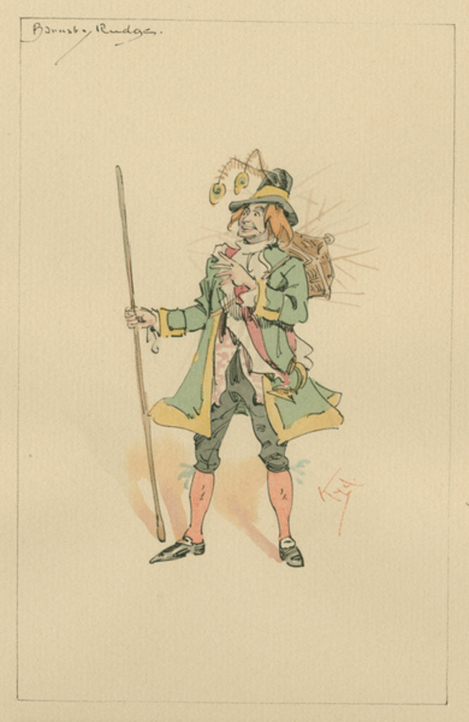 Detail of Barnaby Rudge, c.1920s by Joseph Clayton Clarke