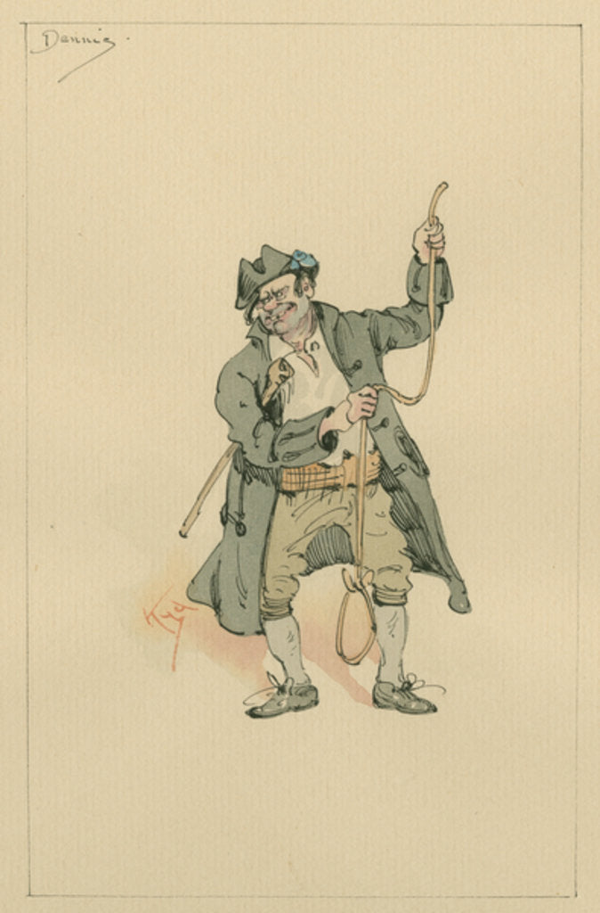 Detail of Ned Dennis, c.1920s by Joseph Clayton Clarke