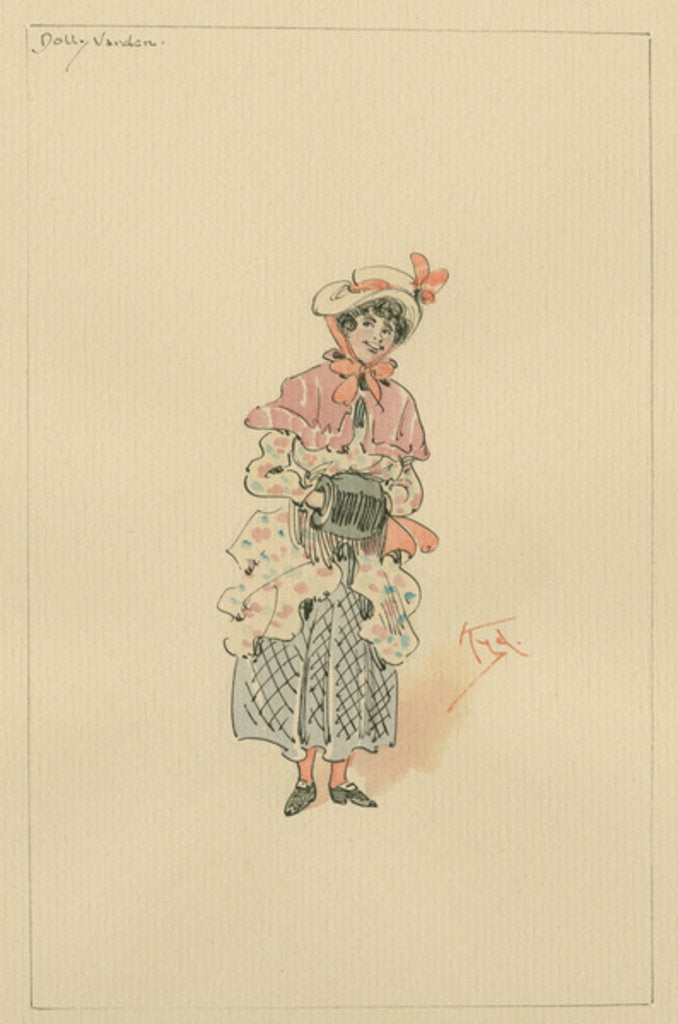 Detail of Dolly Varden, c.1920s by Joseph Clayton Clarke