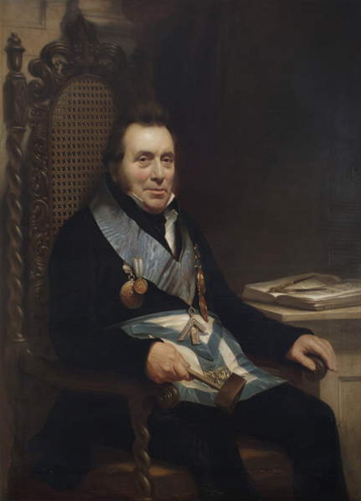 Detail of Peter Thompson, c.1840 by Robert Frain