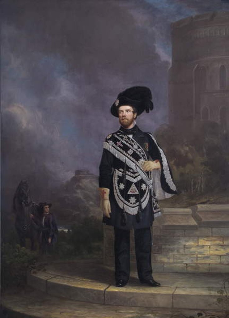 Detail of Portrait of a Masonic Knight Templar, mid 19th century by English School
