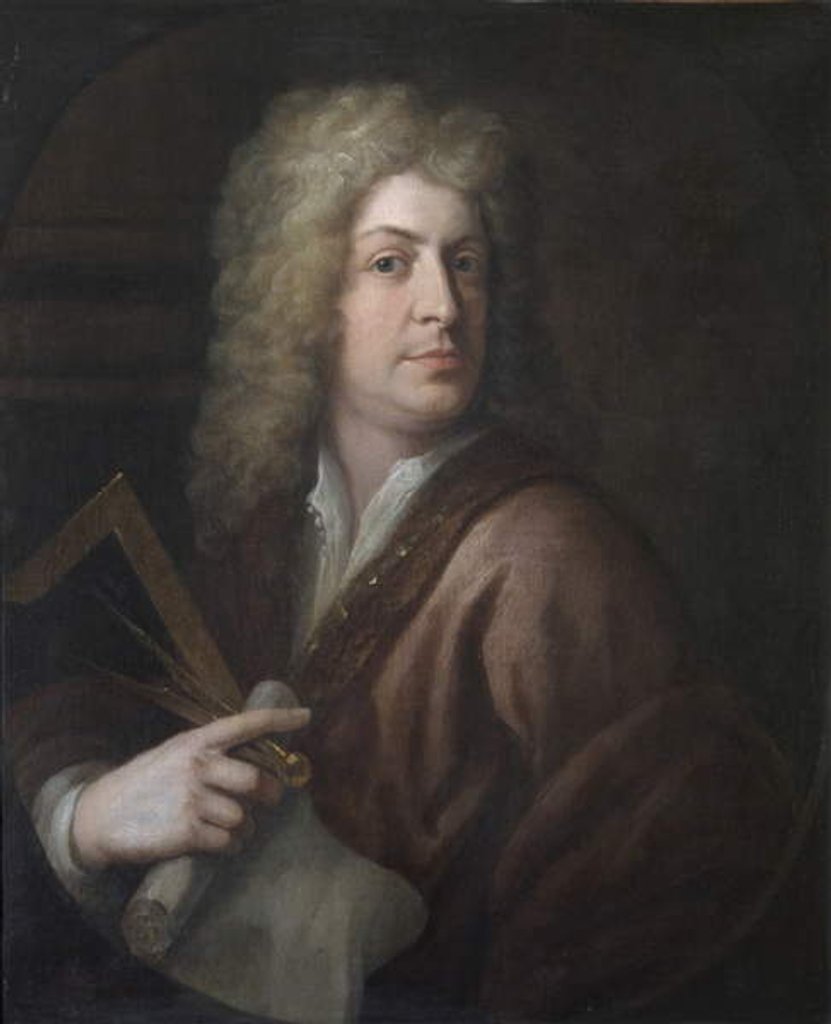 Detail of Edward Strong, c.1710 by Godfrey Kneller