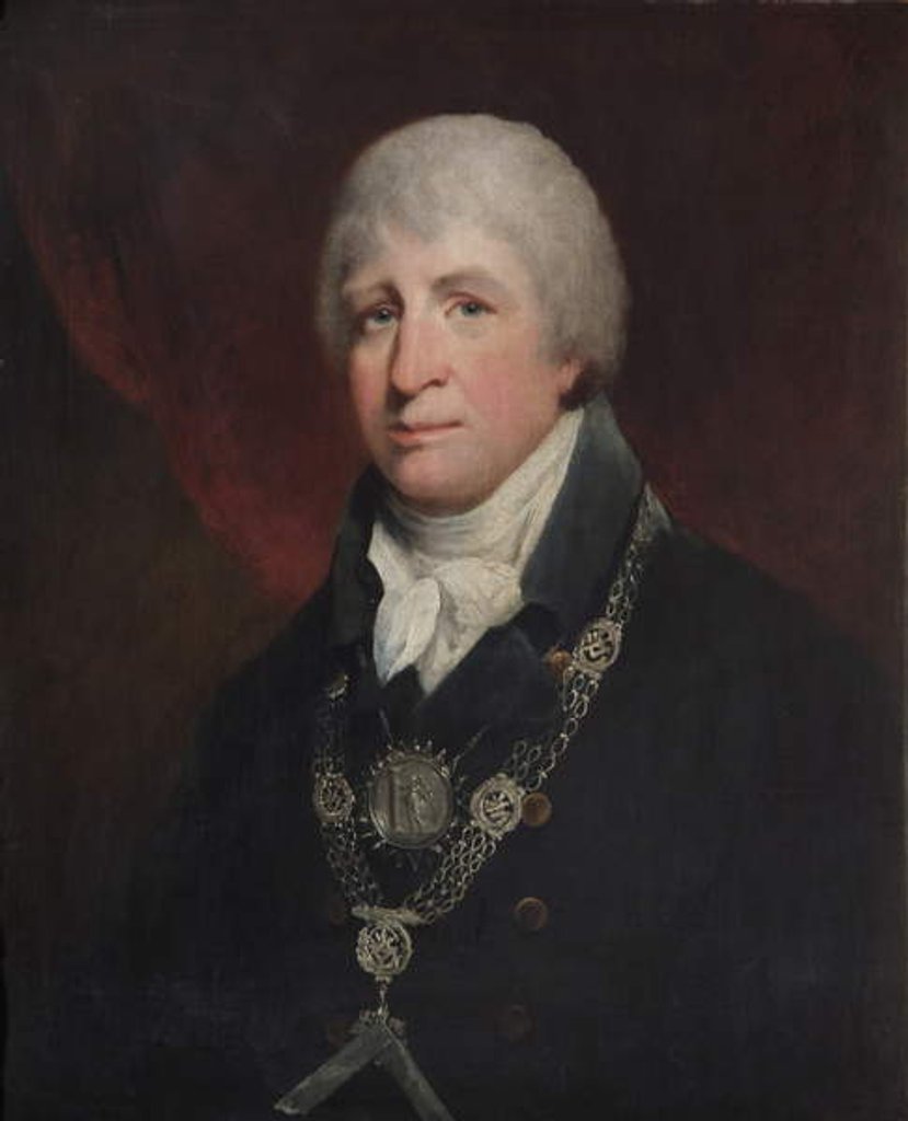 Detail of A Worshipful Master, c.1780 by John (attr. to) Hoppner