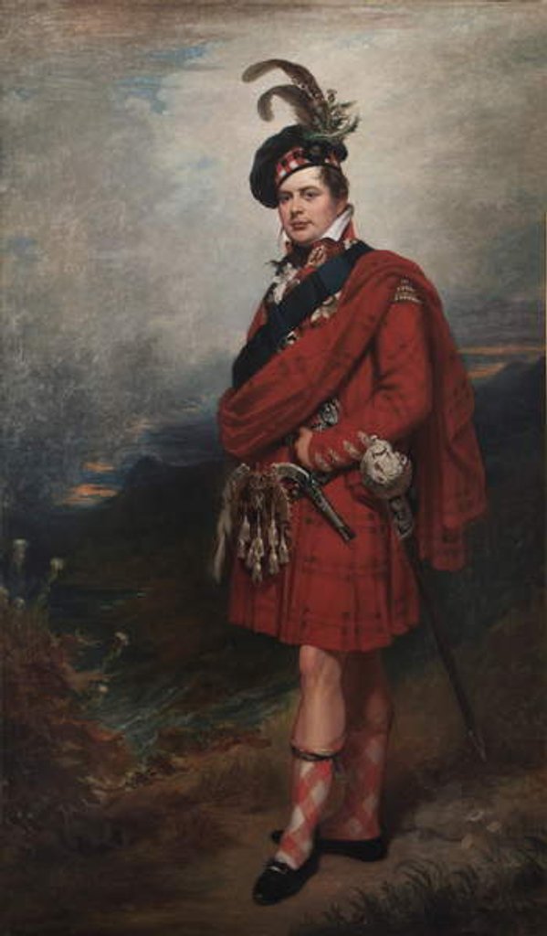 Detail of Augustus Frederick, Duke of Sussex, in highland dress, 1885 by Barnett Samuel Marks