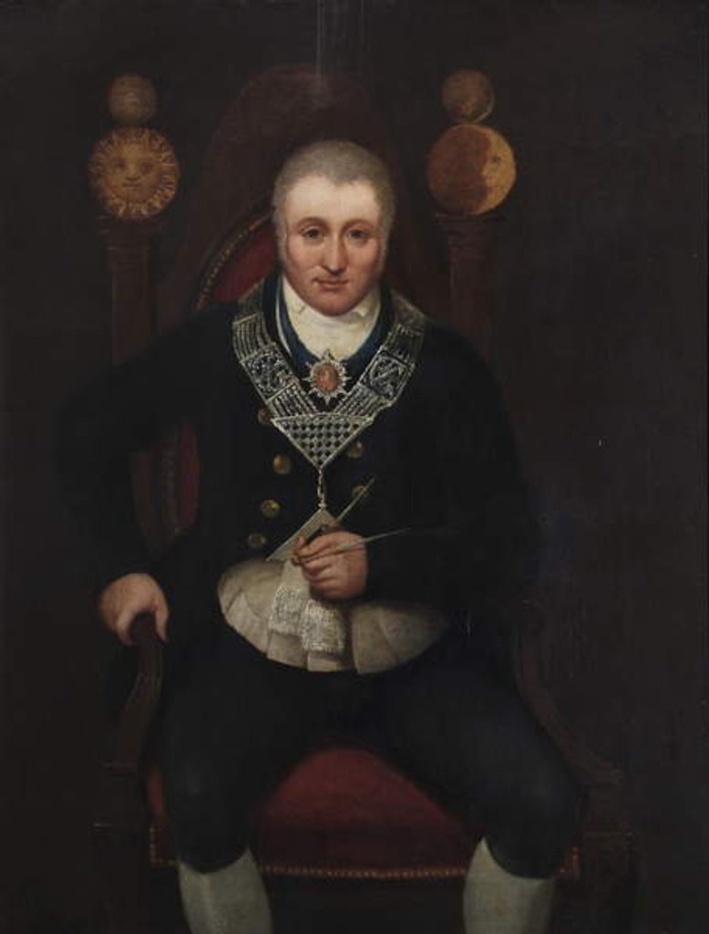 Detail of Anthony Ten Broeke, c.1770 by Samuel Drummond