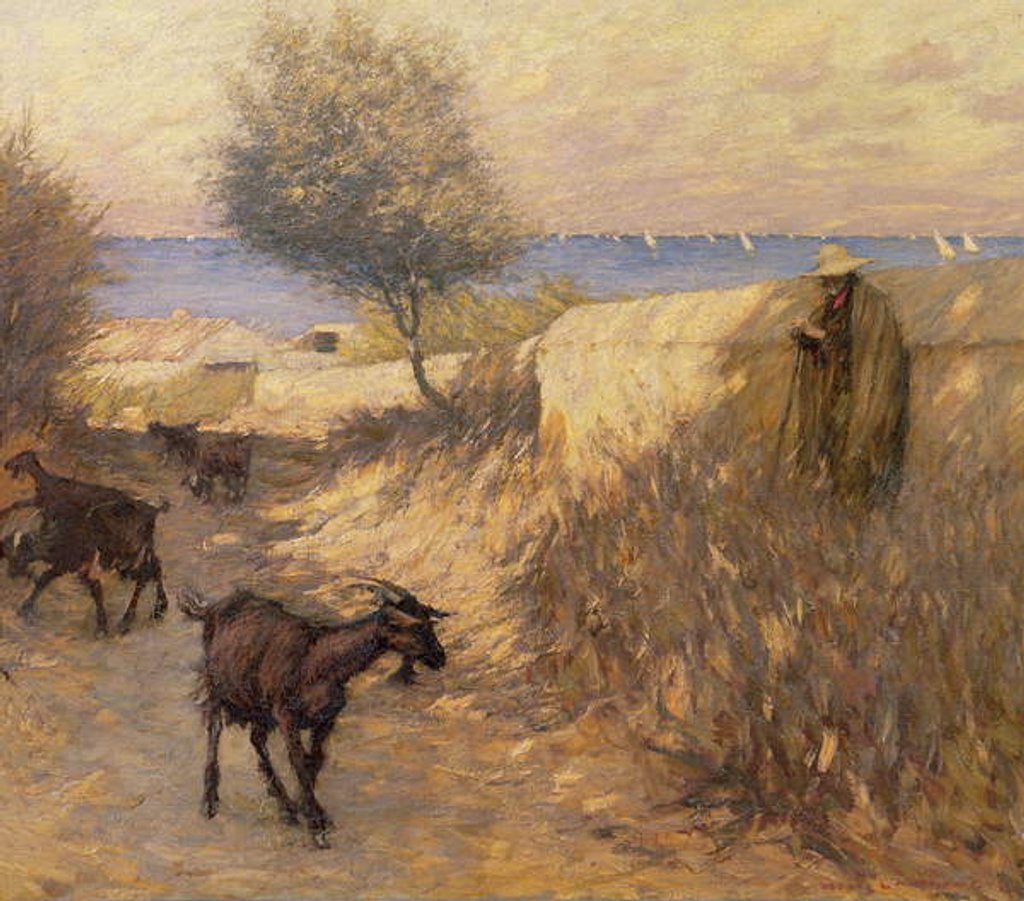 Detail of Provencal Lane, Martigues by Henry Herbert La Thangue