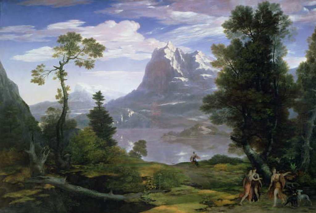 Detail of Diana in the Chase, 1805 by Washington Allston