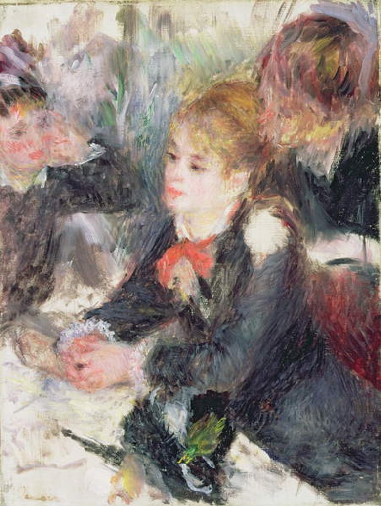 Detail of At the Milliner's, 1878 by Pierre Auguste Renoir