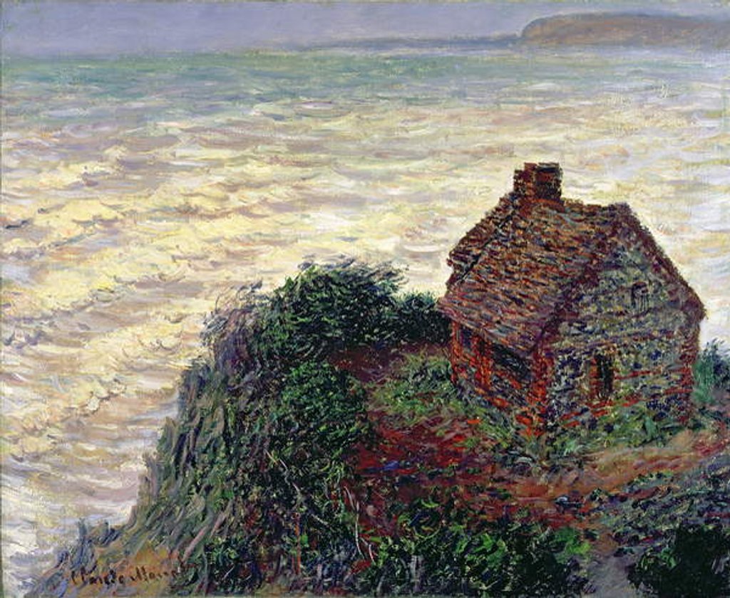 Detail of The House of the Customs Officer, Varengeville, 1882 by Claude Monet