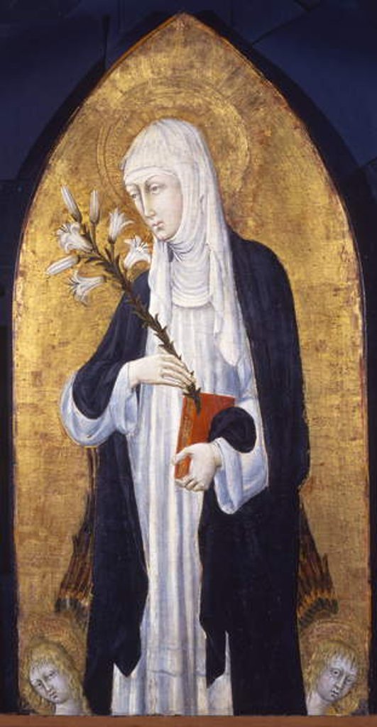 Detail of Saint Catherine of Siena, c.1462 by Giovanni di Paolo di Grazia