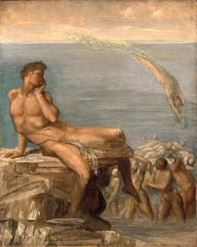 Detail of The Genius of Greek Poetry, 1878 by George Frederic Watts