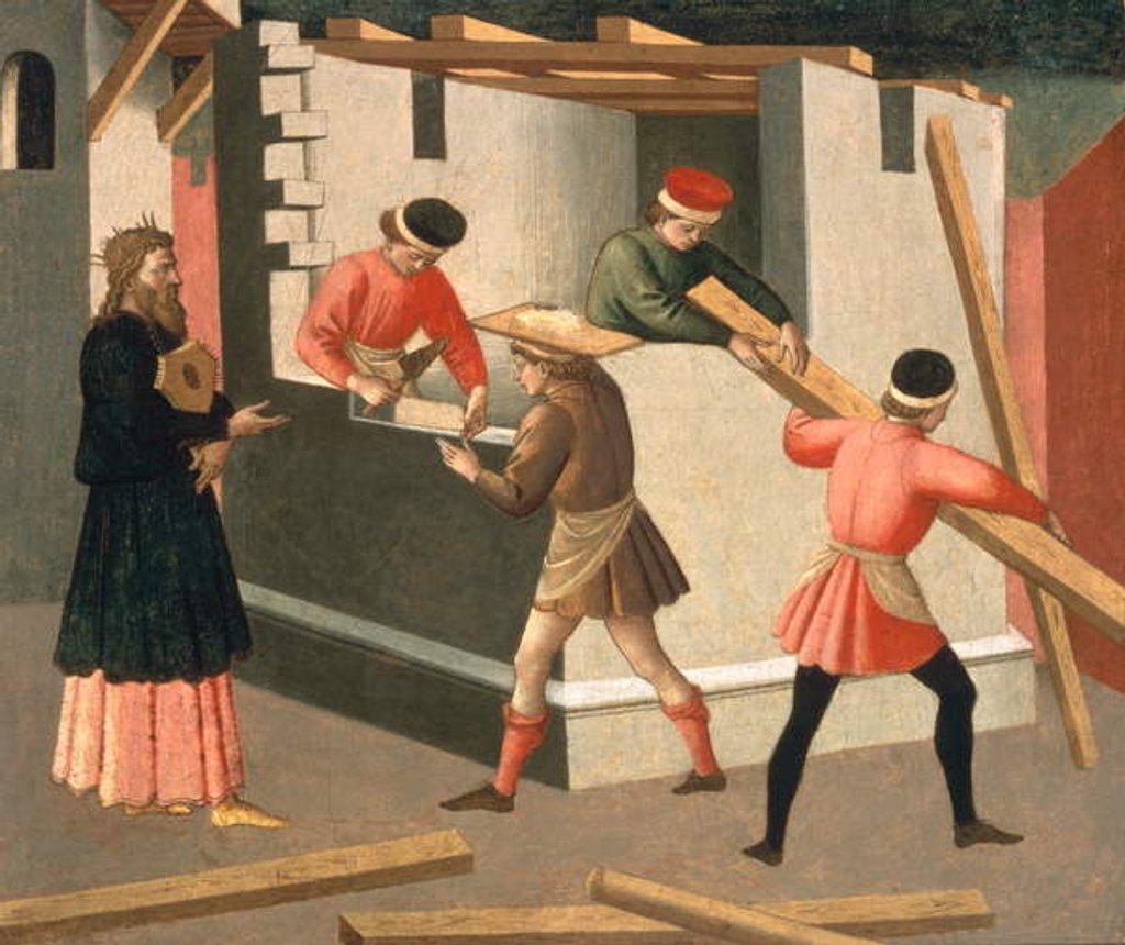 Detail of The Construction of the Temple of Jerusalem, c.1445 by Francesco di Stefano Pesellino