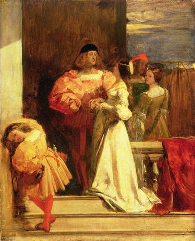 Detail of Evening in Venice, 1826-28 by Richard Parkes Bonington