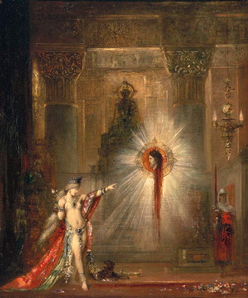 Detail of The Apparition, c.1876 by Gustave Moreau