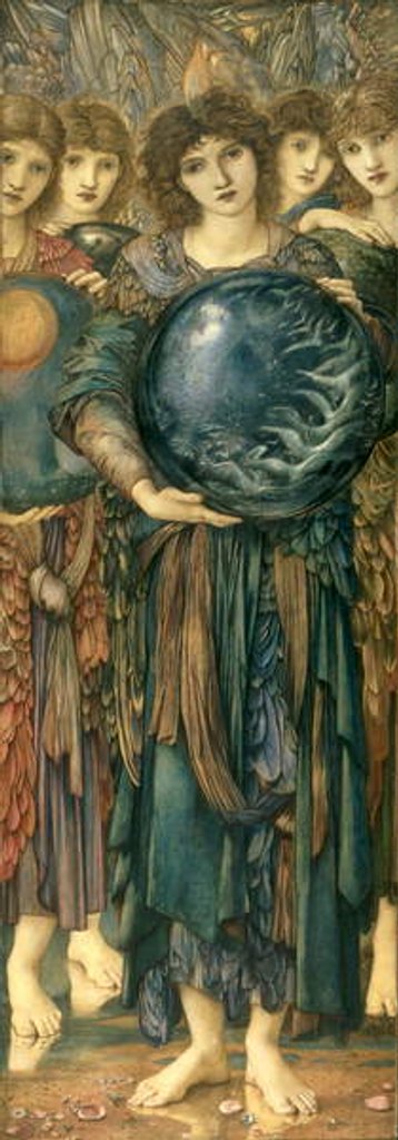 Detail of The Days of Creation: The Fifth Day, 1870-76 by Edward Coley Burne-Jones
