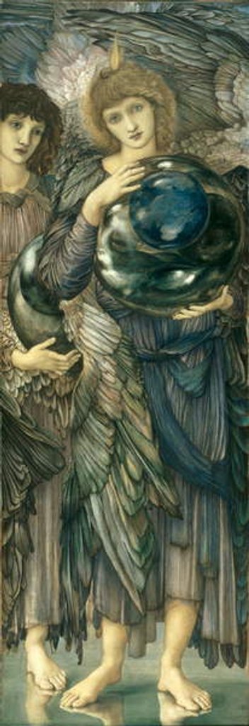 Detail of The Days of Creation: The Second Day, 1870-76 by Edward Coley Burne-Jones