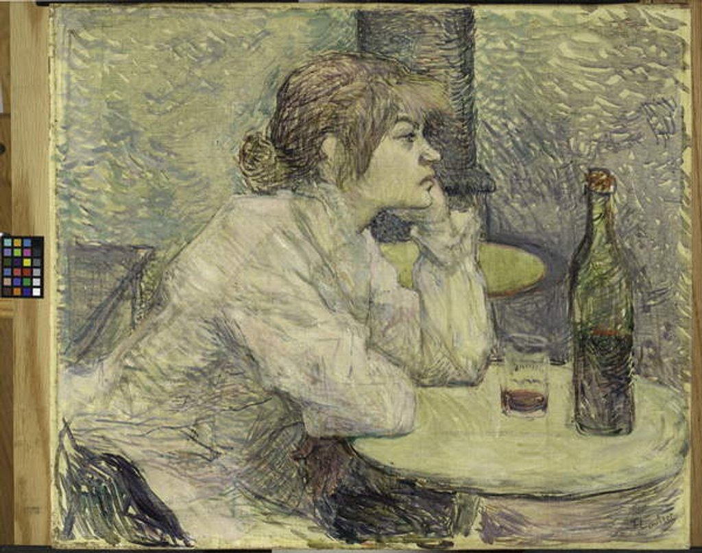 Detail of The Hangover 1887-89 by Henri de Toulouse-Lautrec
