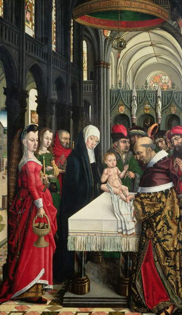 Detail of The Presentation in the Temple, c.1500 by Master of the Catholic Kings