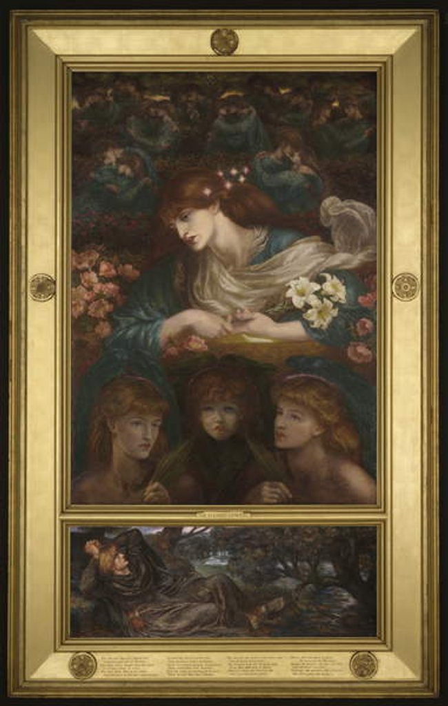 Detail of The Blessed Damozel, 1875-78 by Dante Gabriel Charles Rossetti