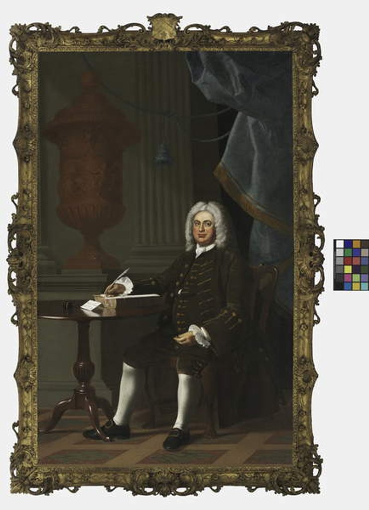 Detail of Thomas Hollis, 1765-66 by John Singleton Copley