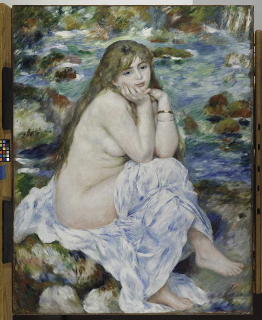 Detail of Seated Bather, c.1883-84 by Pierre Auguste Renoir