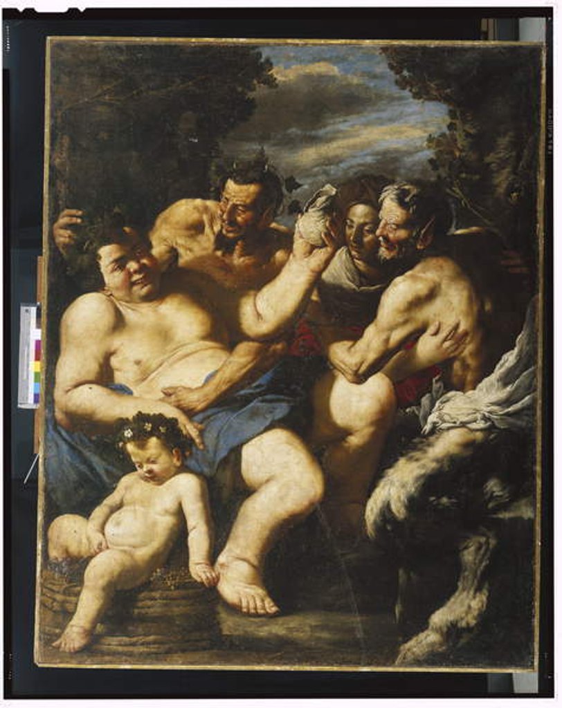 Detail of Drunken Silenus, c.1640 by Francesco Francanzano
