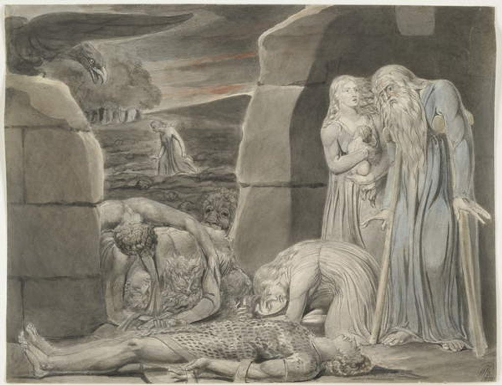 Detail of War, 1805 by William Blake
