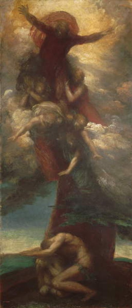 Detail of The Denunciation of Adam and Eve, c.1873-98 by George Frederic Watts