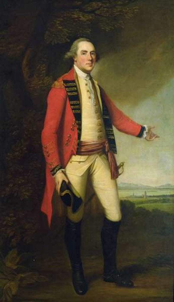 Detail of General the Hon. Thomas Gage, c.1775 by David Martin