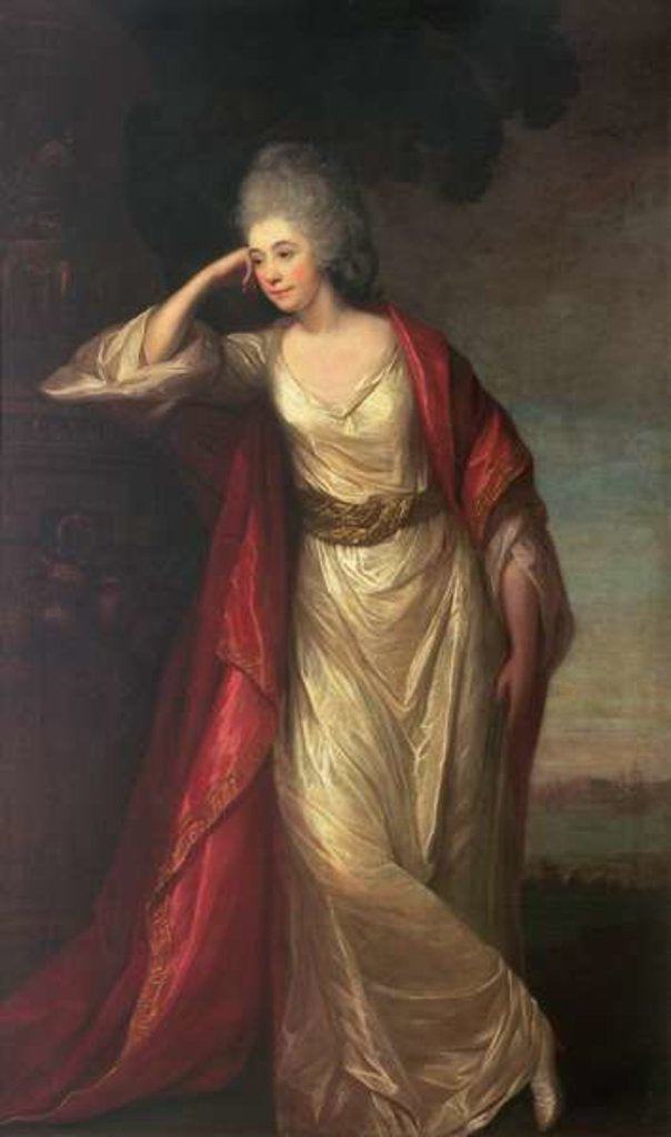 Detail of Margaret Kemble, 1775 by David Martin