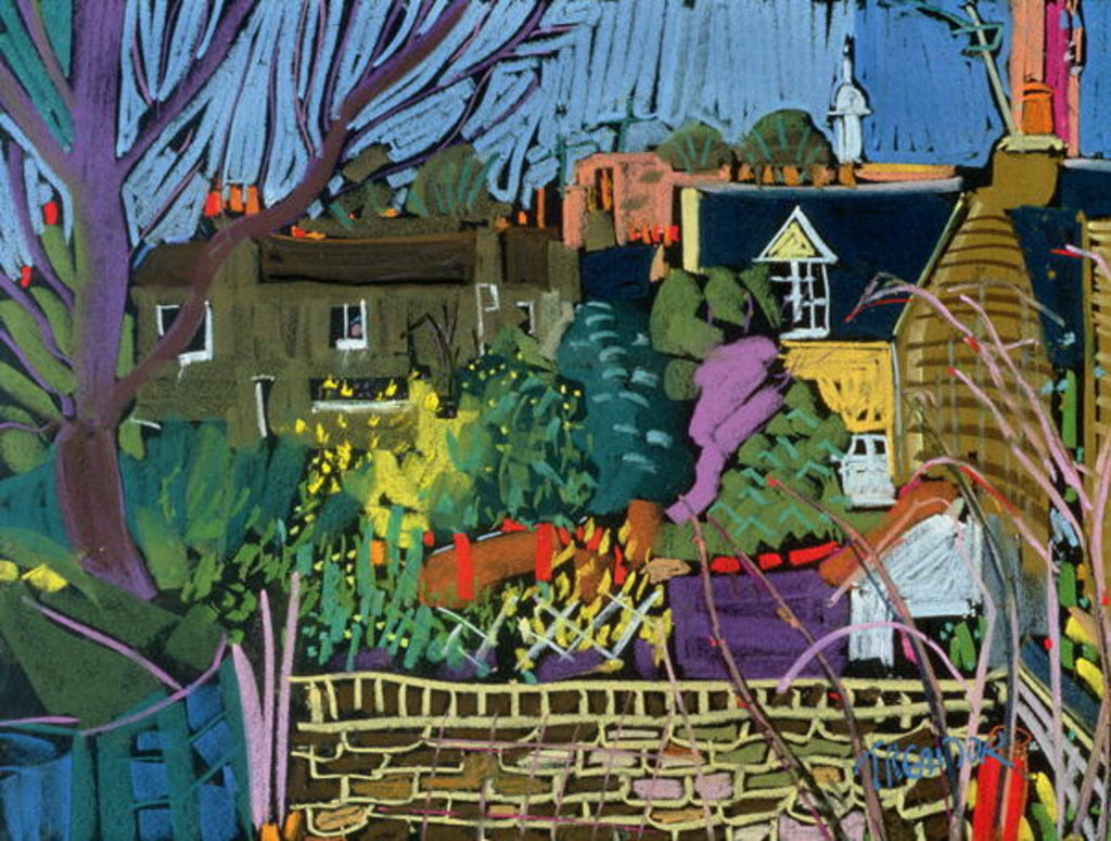 Detail of Greenwich Village by Frances Treanor