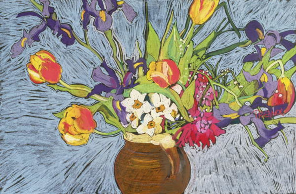 Detail of Spring Flowers by Frances Treanor