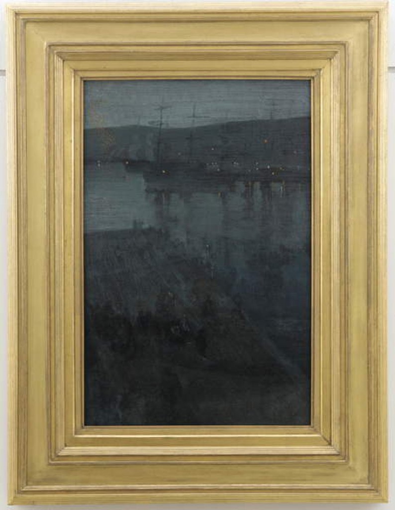Detail of Nocturne in Blue and Gold: Valparaiso, c.1874 by James Abbott McNeill Whistler