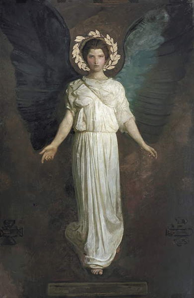 Detail of A Winged Figure, 1904-11 by Abbott Handerson Thayer