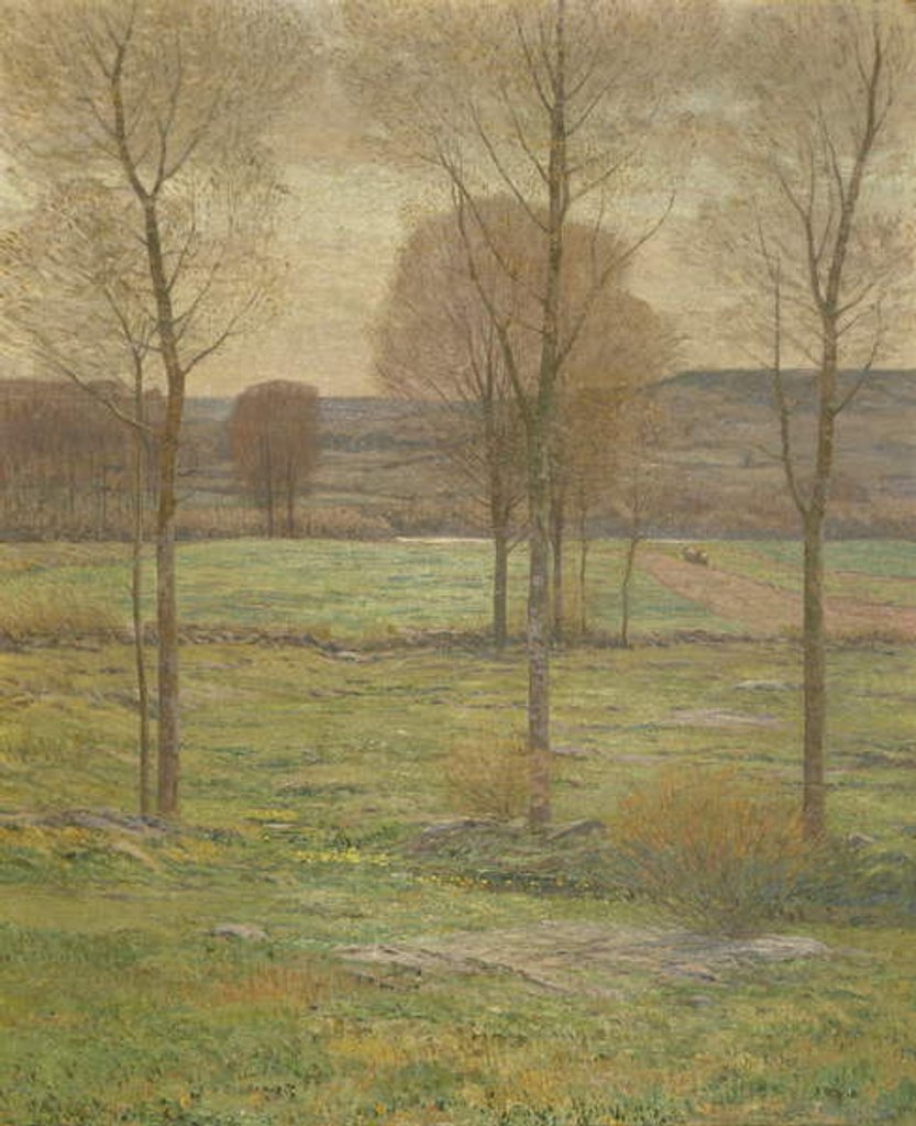 Detail of Early Spring in New England, 1897 by Dwight William Tryon