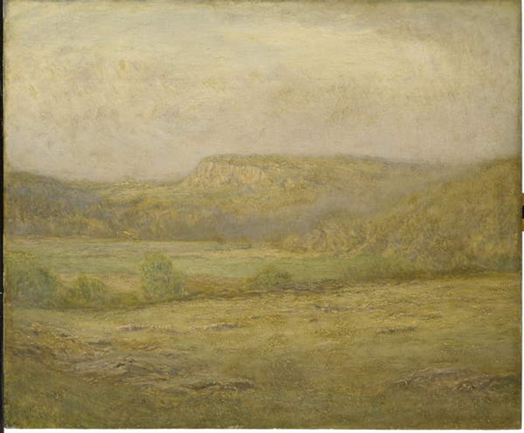 Detail of New England Hills, 1901 by Dwight William Tryon
