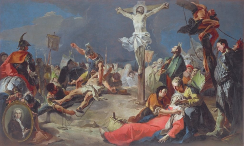 Detail of The Crucifixion, 1724-25 by Giovanni Battista (1696-1770) Tiepolo