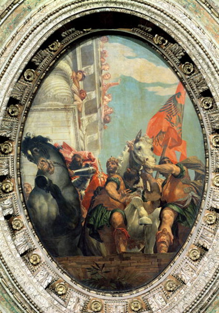 Detail of The Triumph of Mordecai by Veronese