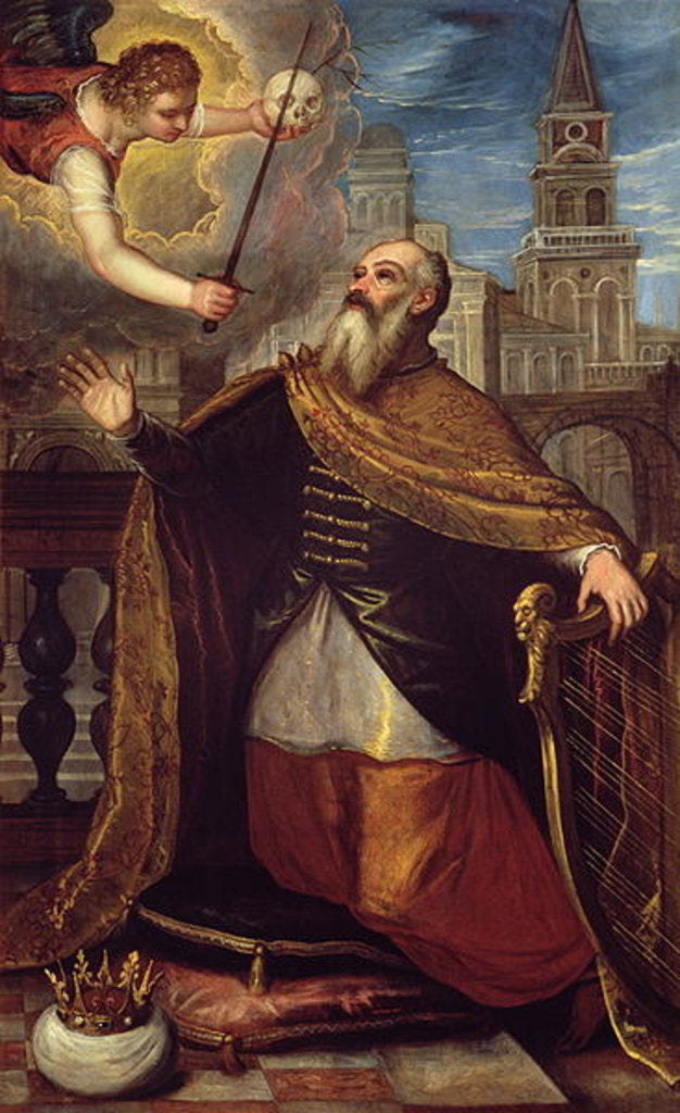 Detail of David by Domenico Robusti Tintoretto